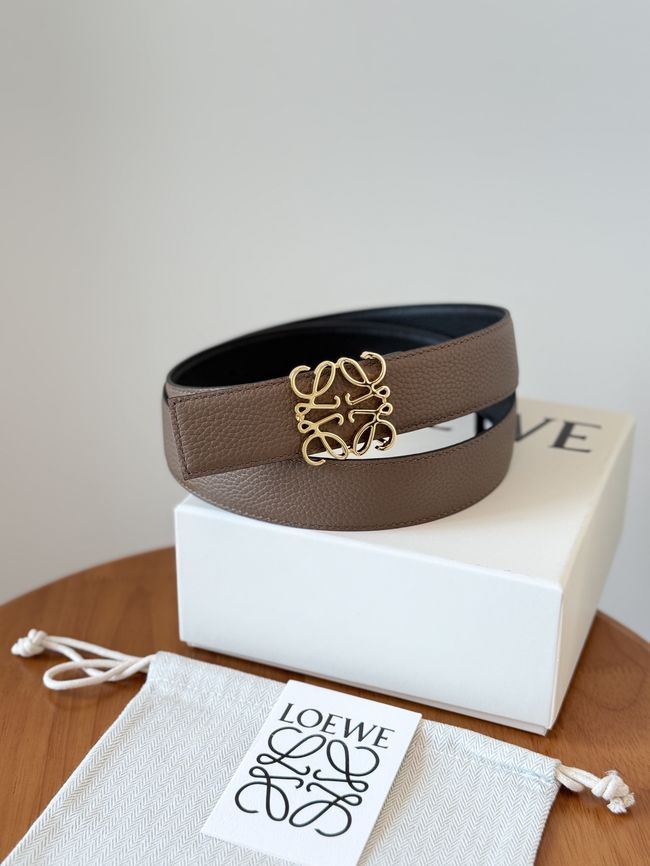 Loewe Cowhide Double-Sided Anagram Belt 35MM 26X03-9