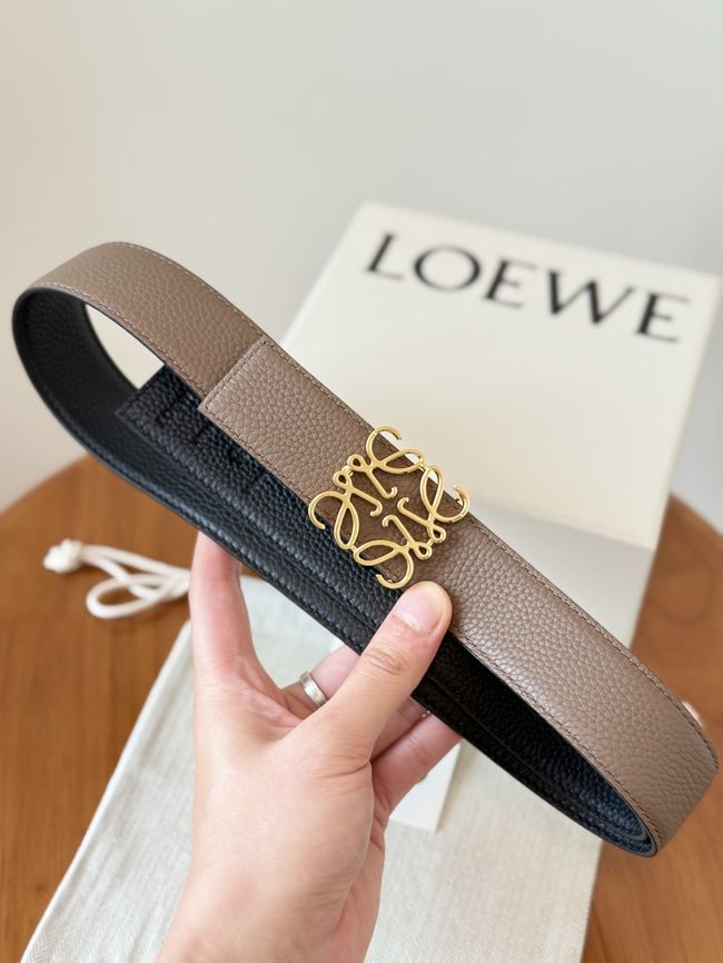 Loewe Cowhide Double-Sided Anagram Belt 35MM 26X03-9