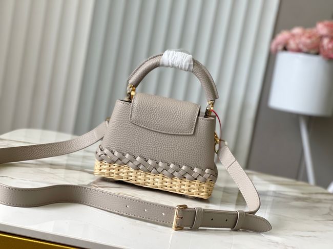 Louis Vuitton Capucines Mini M24977 gray