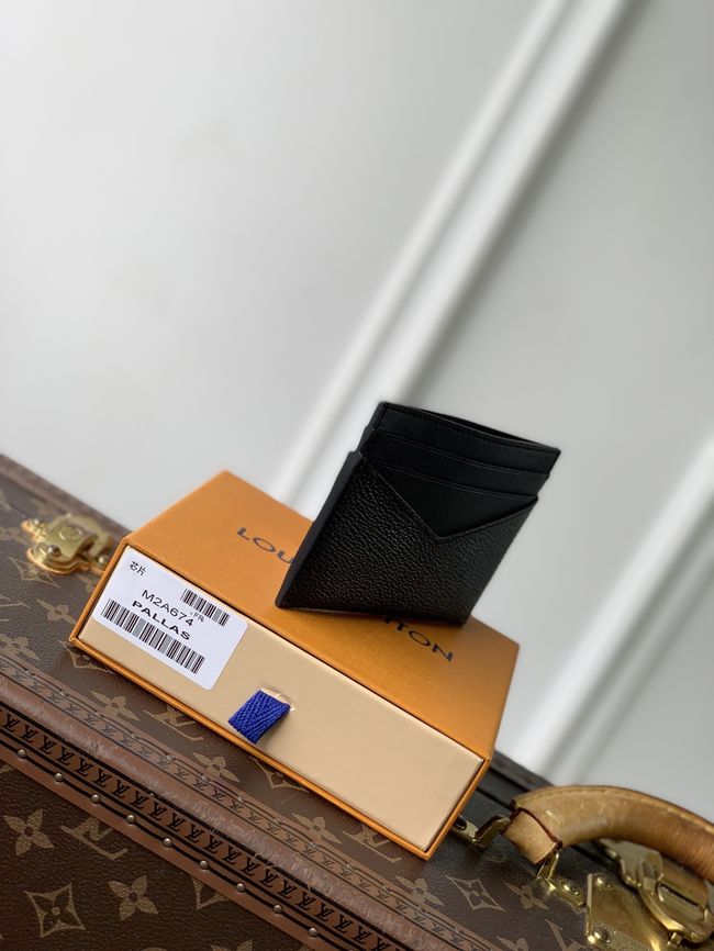 Louis Vuitton Porte-cartes triple M2A674 black