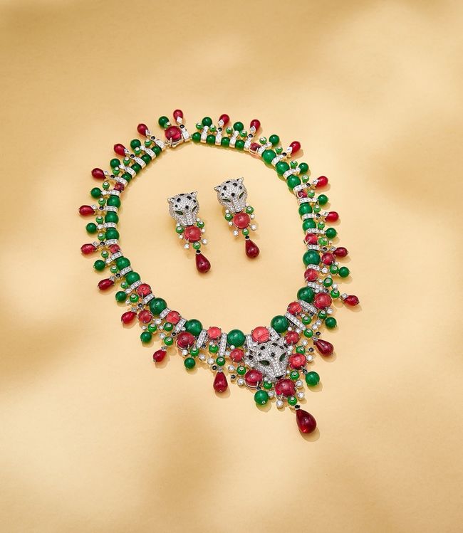 Cartier necklace&Earring EE10043