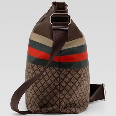 Gucci 270.410 F951N 8636 Media Messenger Bag Beige / Marrone