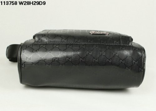 Gucci 113.758 Nero Impermeabile Borse Messenge