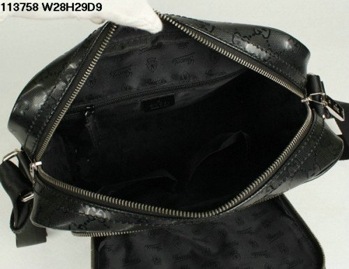 Gucci 113.758 Nero Impermeabile Borse Messenge