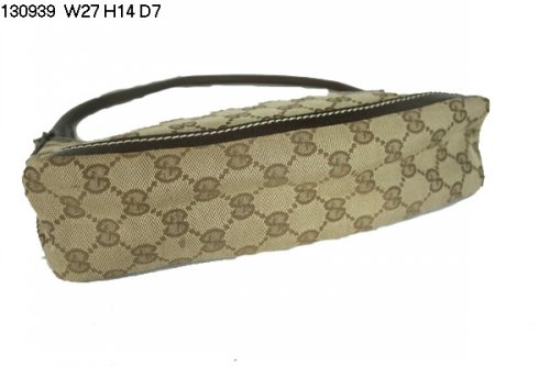 Gucci Outlet 130939 GG tessuto borsa piccola a tracolla Brow Alb