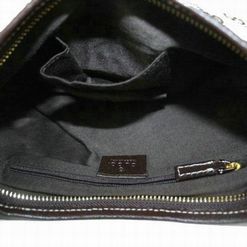Gucci Outlet 130939 GG tessuto borsa piccola a tracolla Brow Alb