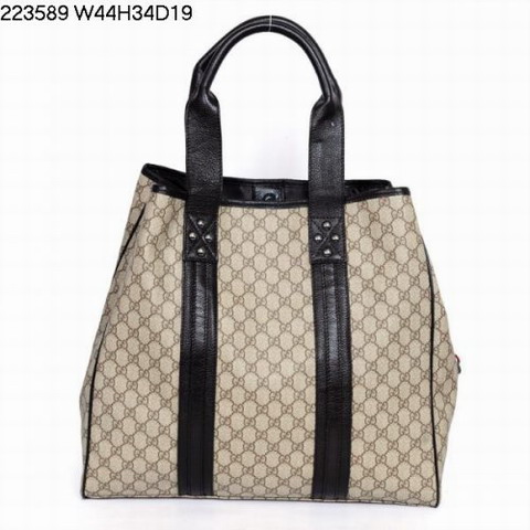 Gucci 223.589 nuovo arrivo Coffeee Canvas Tote Borse
