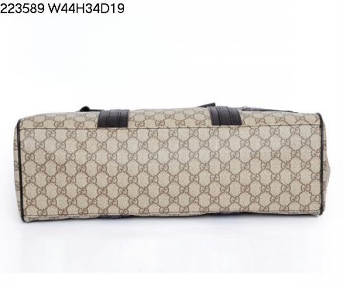 Gucci 223.589 nuovo arrivo Coffeee Canvas Tote Borse
