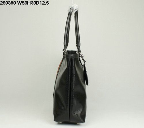 Gucci nuovo 269380 Nero Tote con Firma Web sacchetto impermeabil