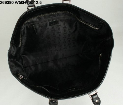 Gucci nuovo 269380 Nero Tote con Firma Web sacchetto impermeabil