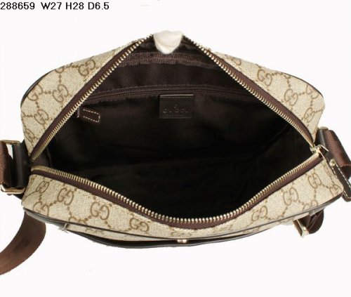 Gucci 288659 New Mens Messenger Bag caffè