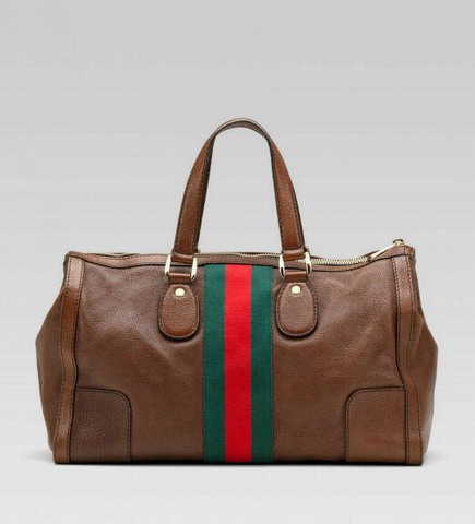 Gucci Seventies Medium Tote 271625 Brown CIX1W 8643