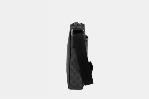 Gucci Borsa a tracolla in beige con finiture in pelle nera 24879