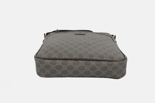 Gucci Borsa a tracolla in beige con finiture in pelle nera 24879