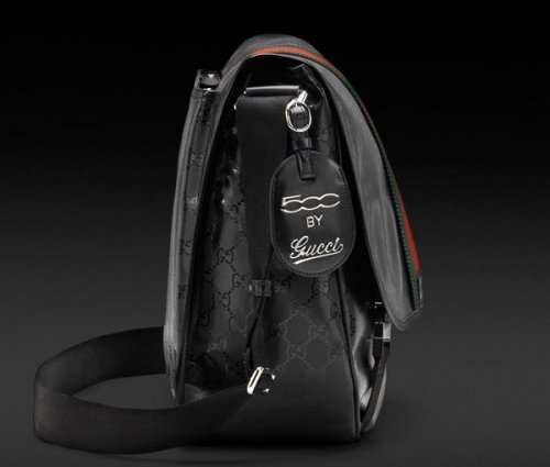 Gucci 269.376 borsa a tracolla media con nastro gucci in nero