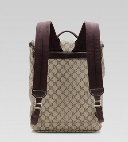 Gucci Medium Backpack 246103 in Beige / Marrone