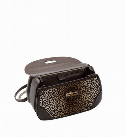 Gucci New Top bambù grande sacchetto della maniglia 240241 Brown