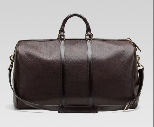 Gucci Outlet Grande borsa da viaggio 206500 in Brown