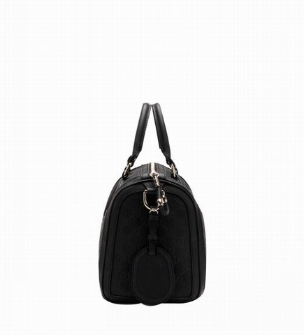 Gucci Techno Tag Medium Boston Bag 241097 Blac