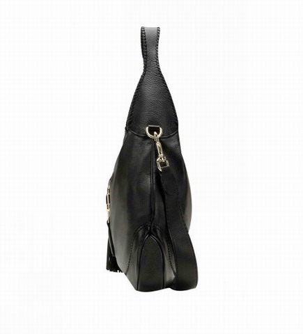 Gucci Outlet New Jackie Medium Borsa Tracolla 246907 Nero