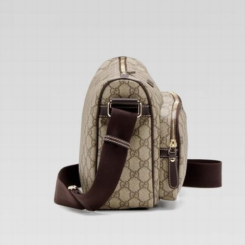 Gucci Borsa a tracolla 246881 in luce beige / ebano