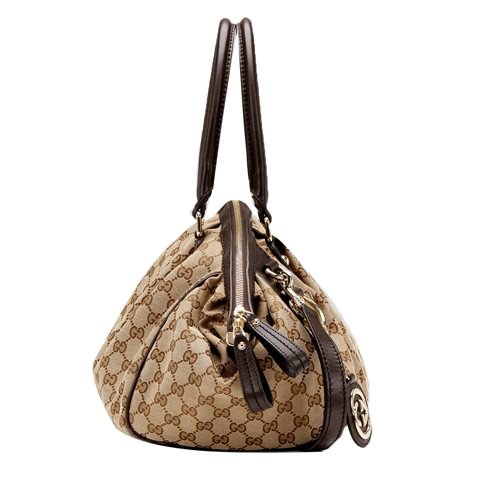 Gucci Sukey Boston Bag Medium 223974 Beige / Marrone