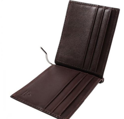 Gucci Money Clip Wallet Brown