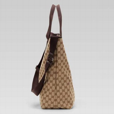 Gucci Tote 256099 nel Beige / Marrone