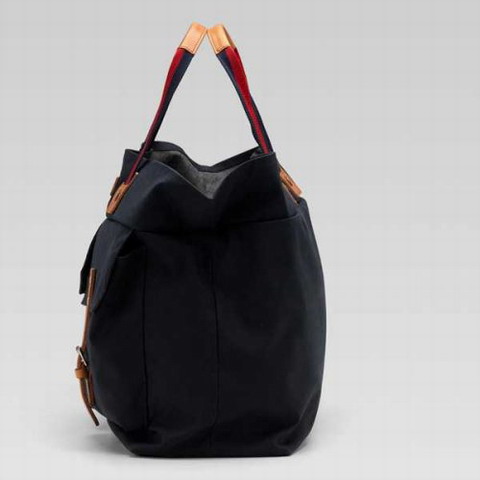 Gucci Tote con Firma Web Dettaglio 256103 in Marina Militare