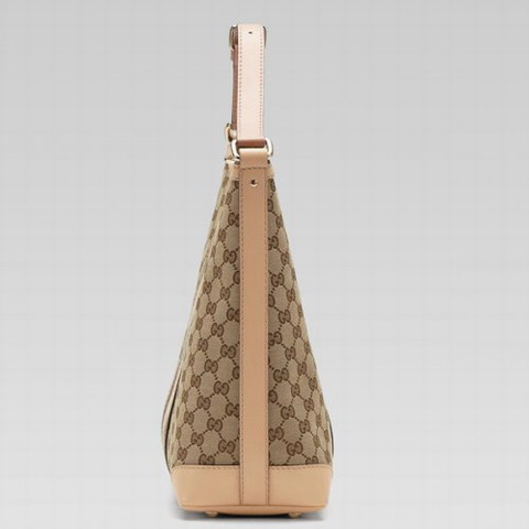 Gucci Outlet Vintage Web Medium Hobo 257084 in beige / sabbia