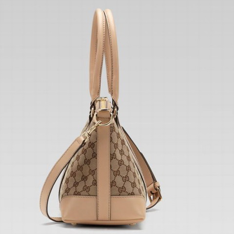 Gucci Vintage Web Media Top Handle 257341 in beige / sabbia