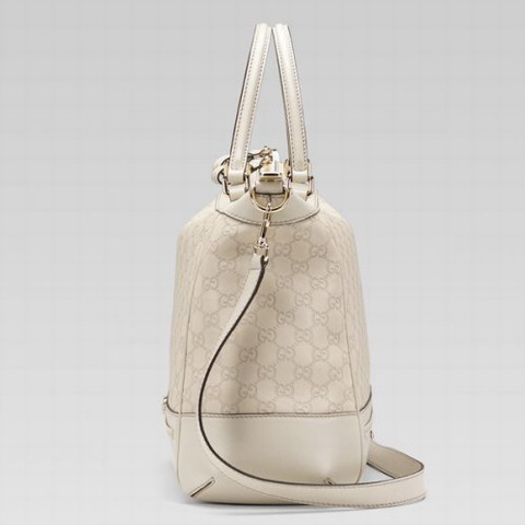 Gucci Mayfair Grande Top Handle Bag 257349 in Off-White