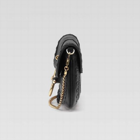 Gucci Snaffle Bit Evening Bag 263984 in nero