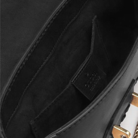 Gucci Snaffle Bit Evening Bag 263984 in nero