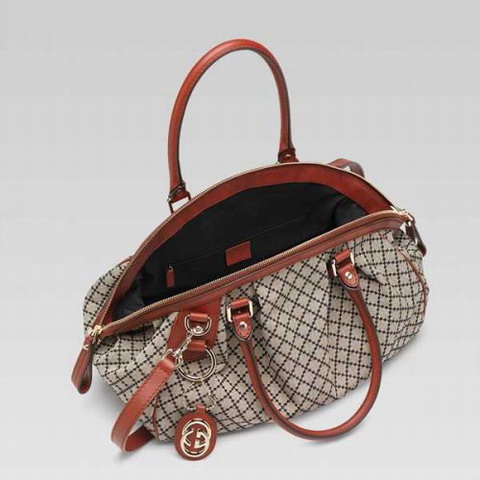 Gucci Sukey Boston Bag Medium 223974 a Diamante / Red
