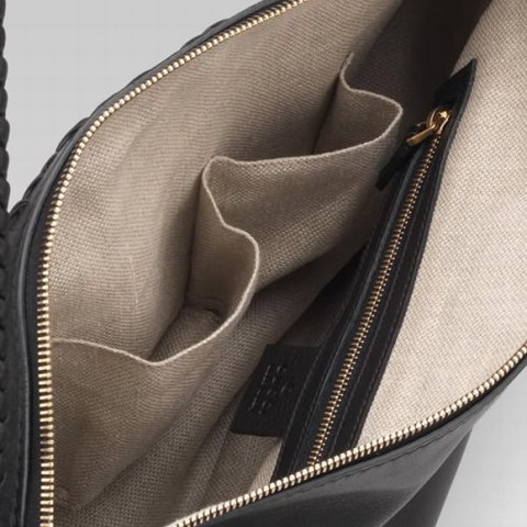Gucci Outlet fatto a mano Medium Shoulder Bag 263952 in nero