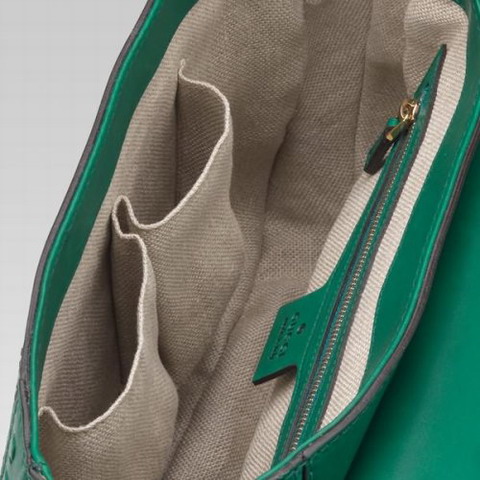 Gucci Outlet Snaffle Bit Medium Shoulder Bag 263955 in verde