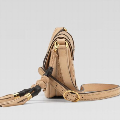 Gucci Outlet Snaffle Bit Borsa da spalla piccola 263.956 in nuda