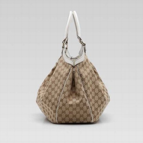 Gucci Sukey Large Tote 211943 nel Beige / Bianco