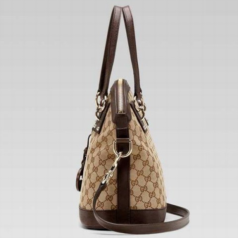 Gucci fascino Media Top Handle Bag 247279 in Beige / Marrone Scu