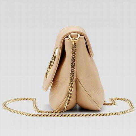 Gucci Outlet 1973 Piccola Borsa a tracolla 251821 di sabbia