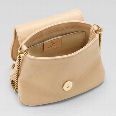 Gucci Outlet 1973 Piccola Borsa a tracolla 251821 di sabbia