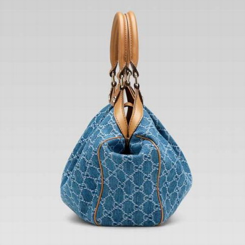 Gucci Sukey Medium Tote 211944 in denim