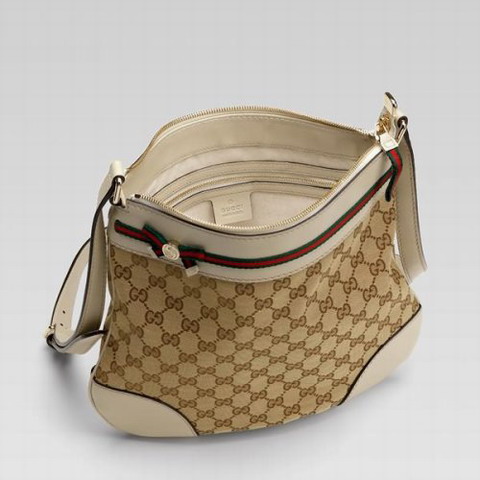 Gucci Mayfair Piccoli Messenger Bag 257065 in Beige / Bianco