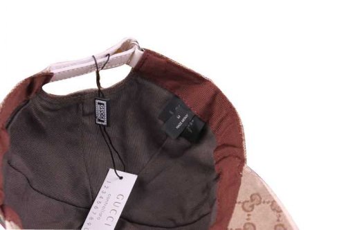 Gucci Outlet cappello da baseball con Web Beige / Crema