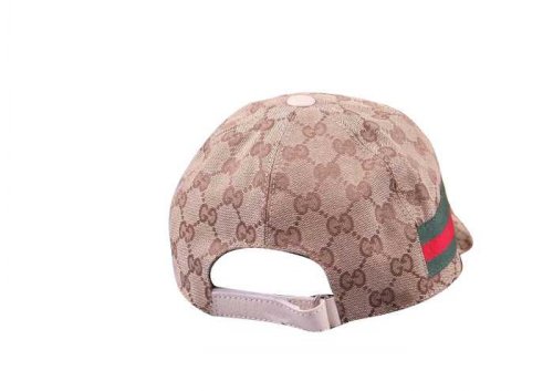 Gucci Outlet cappello da baseball con Web Beige / Crema