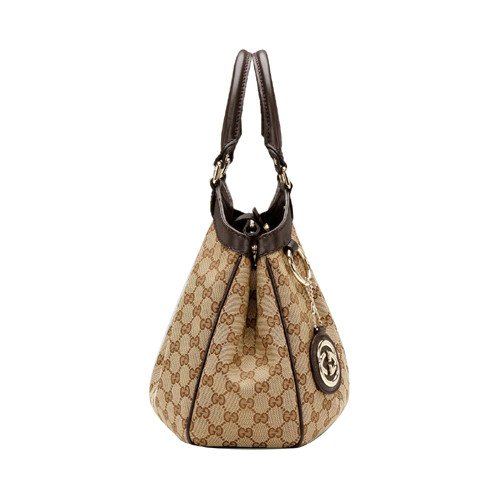 Gucci Sukey Medium Tote 211944 Beige / Marrone