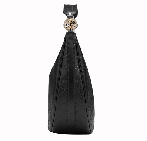 Gucci Outlet GG Twins Medium Hobo 232962 Nero