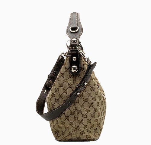 Gucci Outlet Icon Bit Medium Hobo 232961 Beige / Marrone