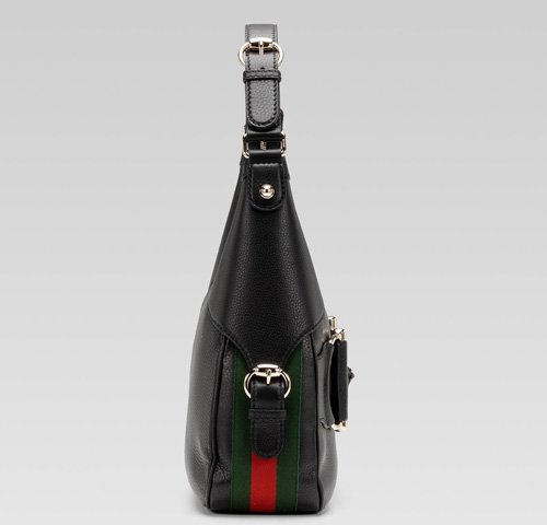 Gucci Outlet Heritage Piccolo Hobo 247604 Nero